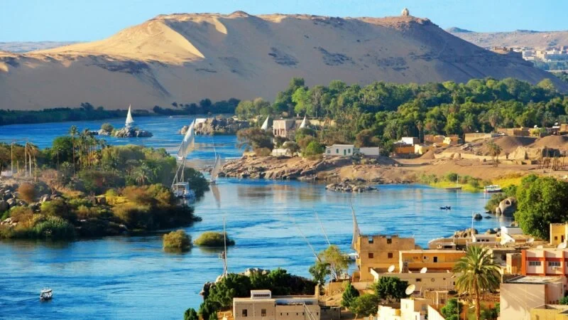 Voo do Cairo para Assuã