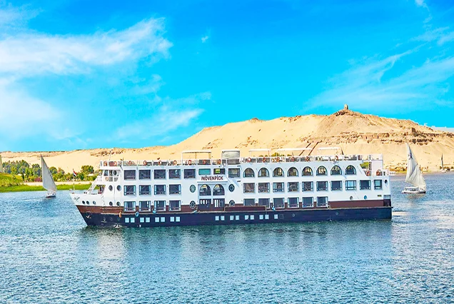 Cruzeiro Movenpick Sun Ray no Nilo 4 Dias Assuão Luxor
