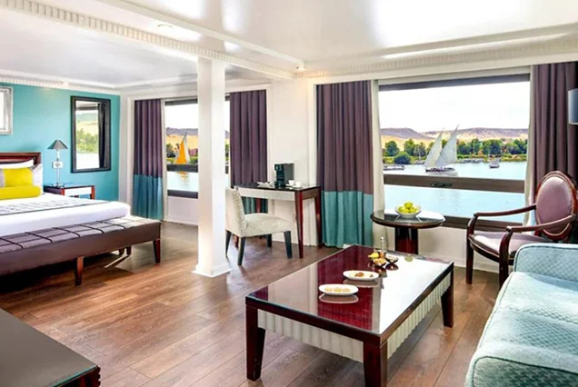 Cruzeiro Movenpick Sun Ray no Nilo 4 Dias Assuão Luxor