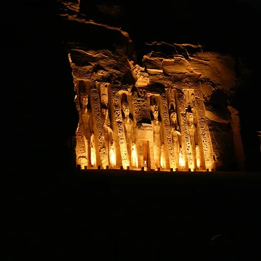 Espetáculo de Luz e Som em Abu Simbel