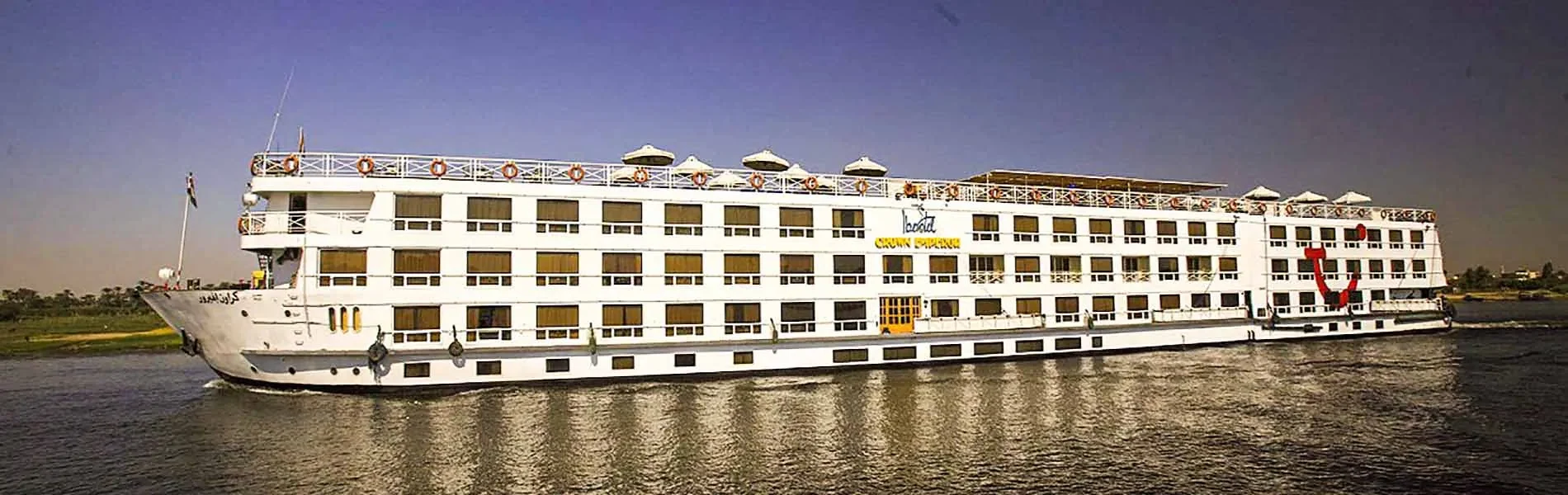 Cruzeiro Iberotel Crown Emperor no Nilo 5 Dias Luxor Assuão