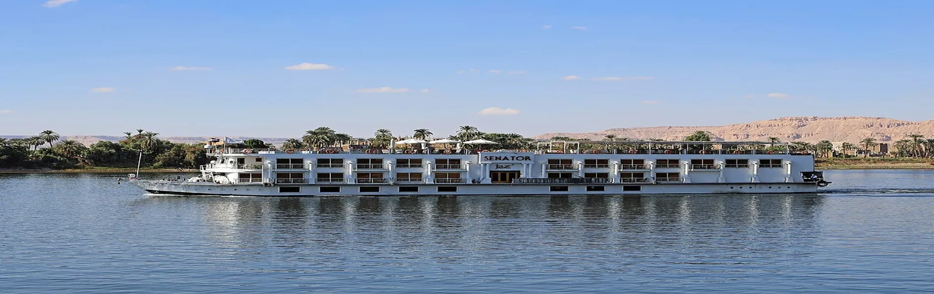 Cruzeiro MS Jaz Senator Luxury no Nilo 5 Dias Luxor Assuão