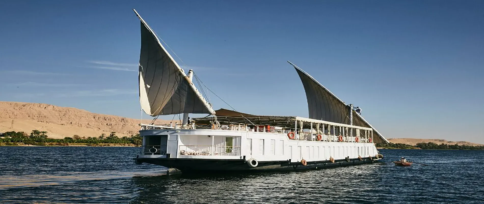 Cruzeiro Lazuli Albatros Dahabiya Nilo 4 Dias Assuão Luxor