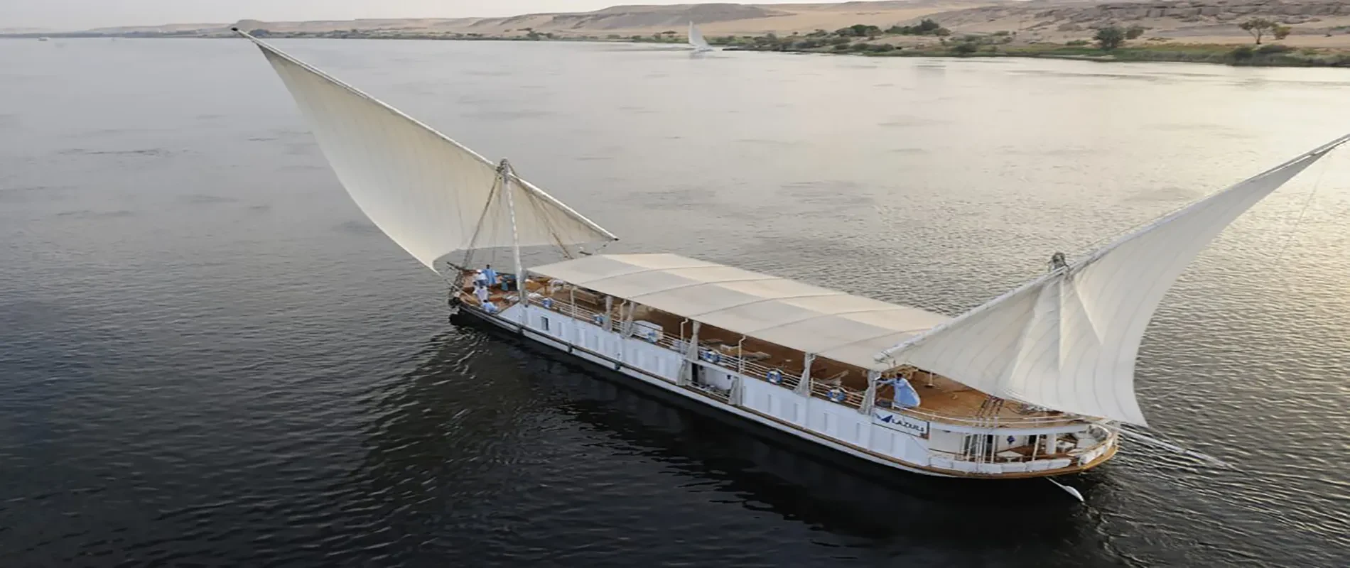 Cruzeiro Lazuli The East Dahabiya Nilo 4 Dias Assuão Luxor