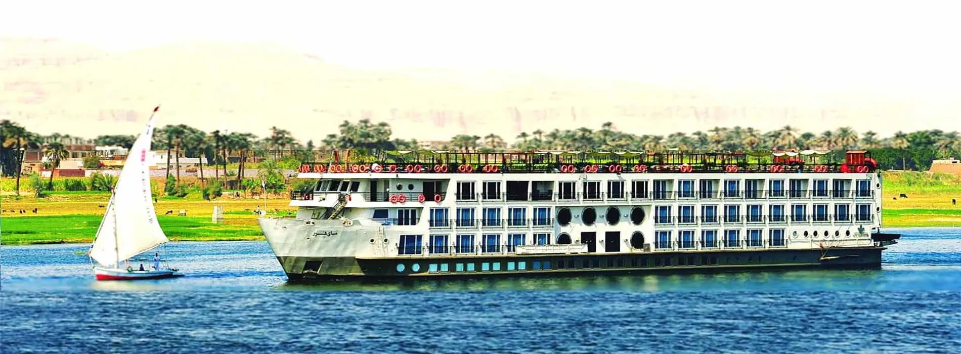 Cruzeiro Mayfair no Nilo 8 Dias Luxor Assuão