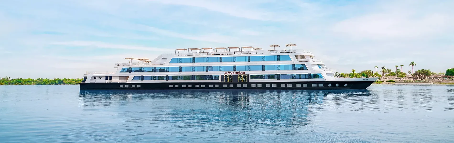 Cruzeiro Mövenpick MS Darakum no Nilo 4 Dias Assuão Luxor