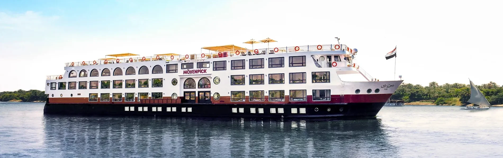 Cruzeiro Movenpick Sun Ray no Nilo 8 Dias Luxor Assuão