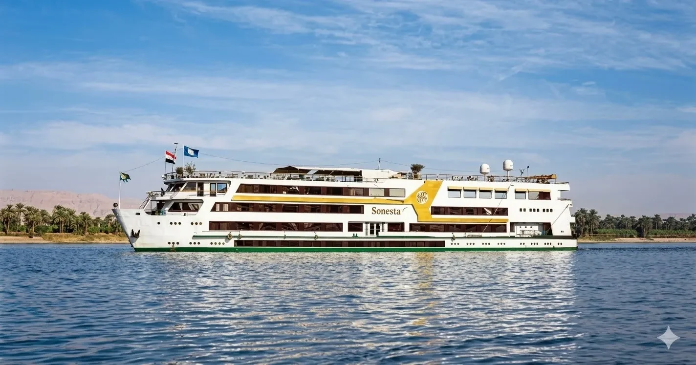 Navio de cruzeiro Sonesta Nile Goddess de Aswan