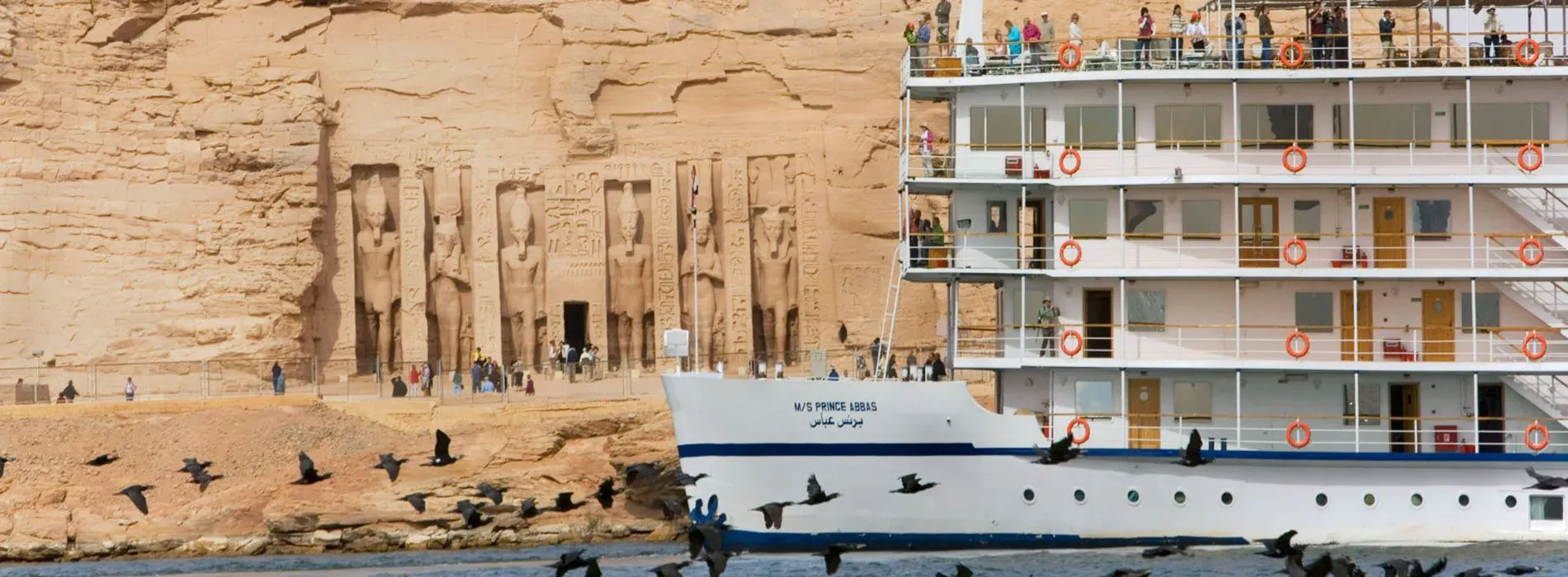 Cruzeiro Mövenpick MS Prince Abbas no Nilo 4 Dias Abu Simbel Assuão