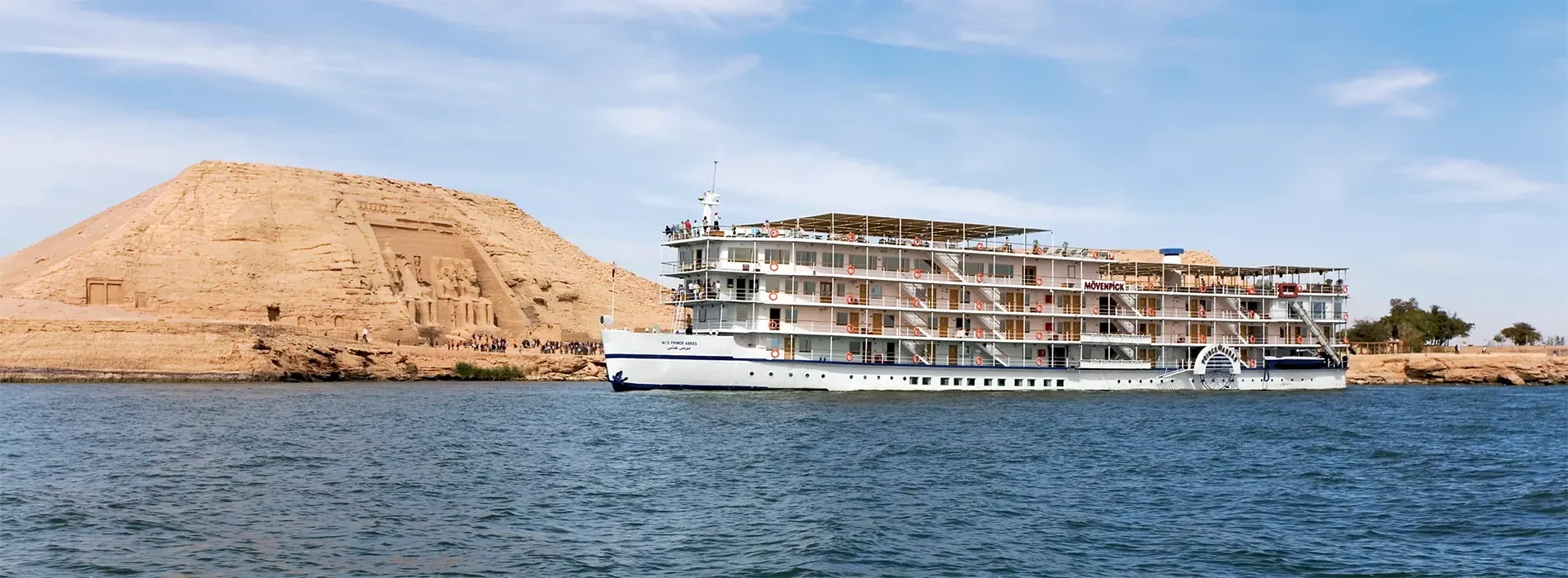 Cruzeiro Mövenpick MS Prince Abbas no Nilo 5 Dias Assuão Abu Simbel