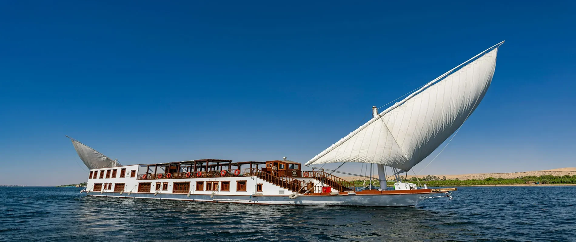 Cruzeiro Princess Farida Dahabiya Nilo 4 Dias Assuão Luxor