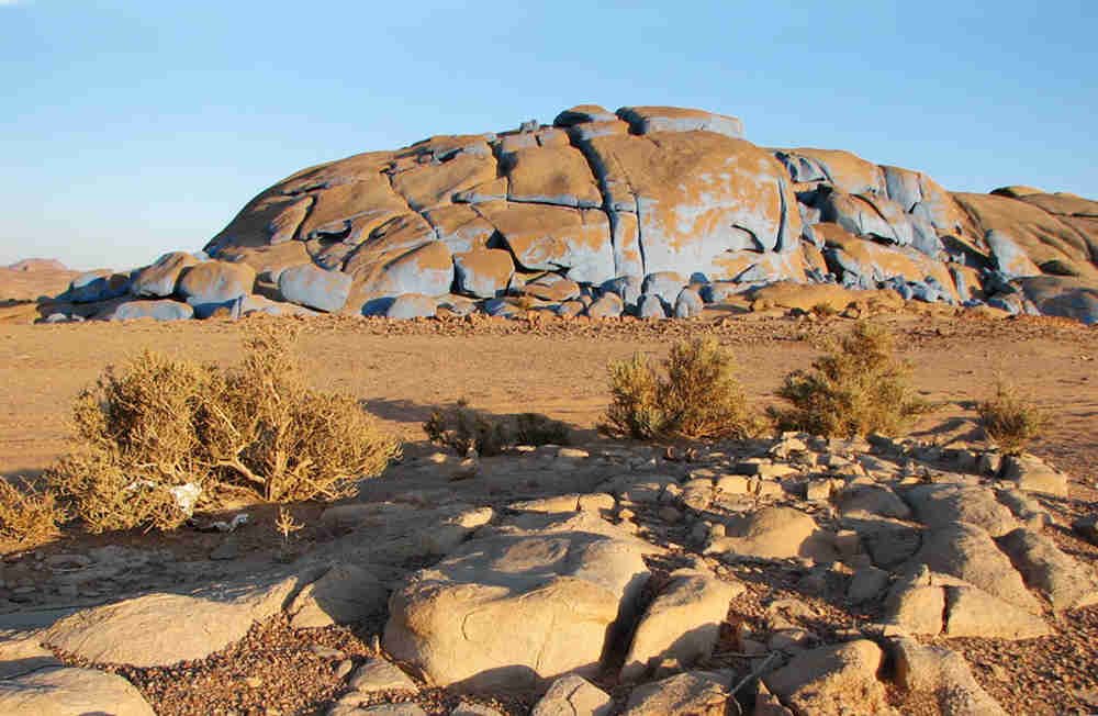 Deserto azul, rochas pintadas do Egito - O que São