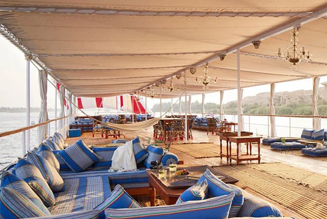 Cruzeiro Amoura Dahabiya Nilo 4 Dias Assuão Luxor