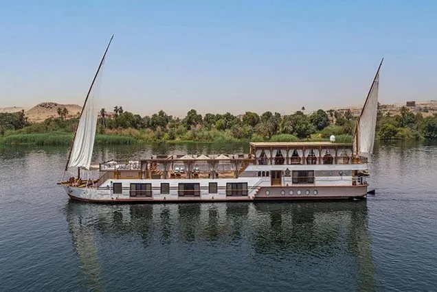 Cruzeiro Jaz Yakouta Dahabiya Nilo 4 Dias Assuão Luxor