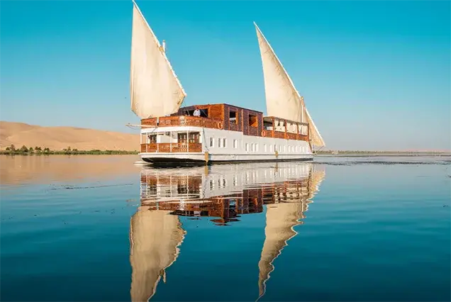 Cruzeiro Minya Dahabiya Nilo 4 Dias Assuão Luxor