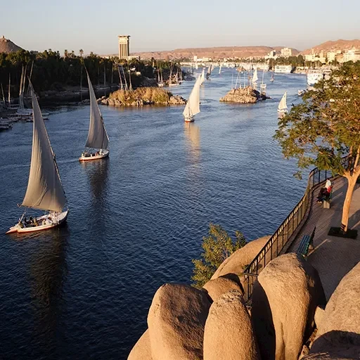 Cruzeiro de 2 dias pelo Nilo, do Cairo a Abu Simbel, com transporte aéreo.