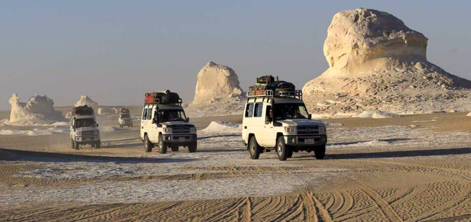 Excursão ao Deserto Branco no Egito
