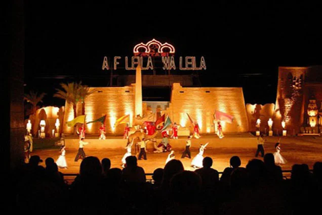 Espetáculo Alf Leila Wa Leila em Sharm El Sheikh