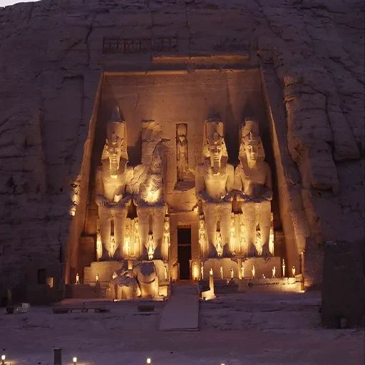 Espetáculo de Luz e Som em Abu Simbel