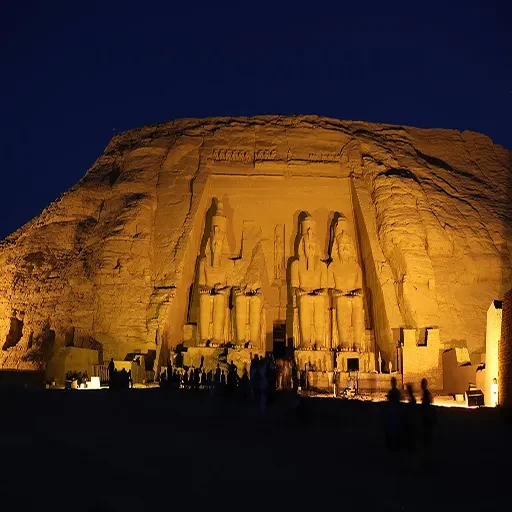 Espetáculo de Luz e Som em Abu Simbel