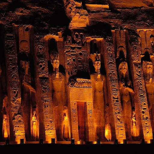 Espetáculo de Luz e Som em Abu Simbel