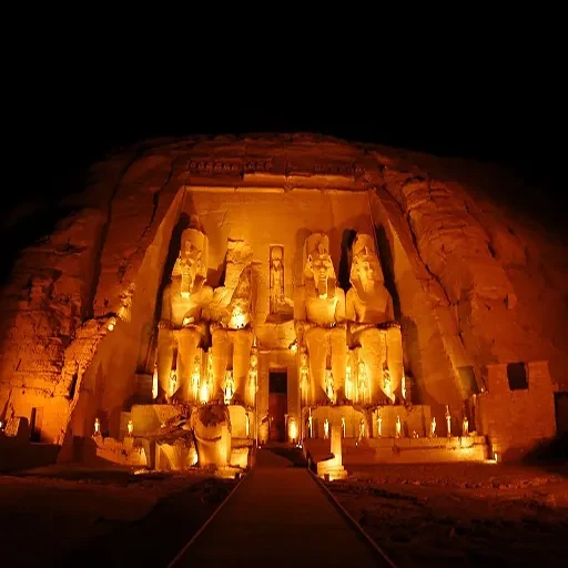 Espetáculo de Luz e Som em Abu Simbel