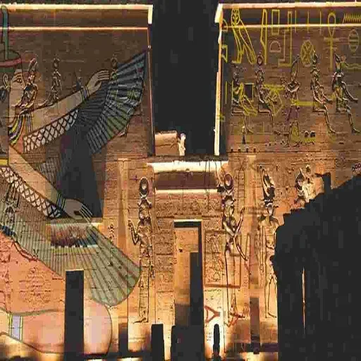 Espetáculo de Luz e Som no Templo de Philae