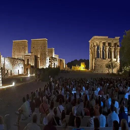 Espetáculo de Luz e Som no Templo de Philae