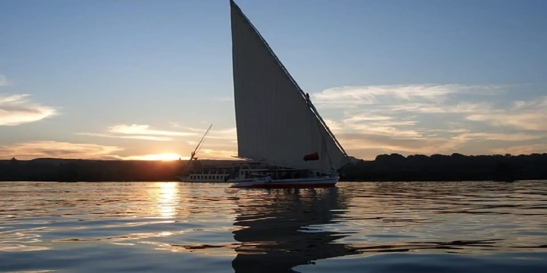 Viagem de Feluca no Nilo no Cairo