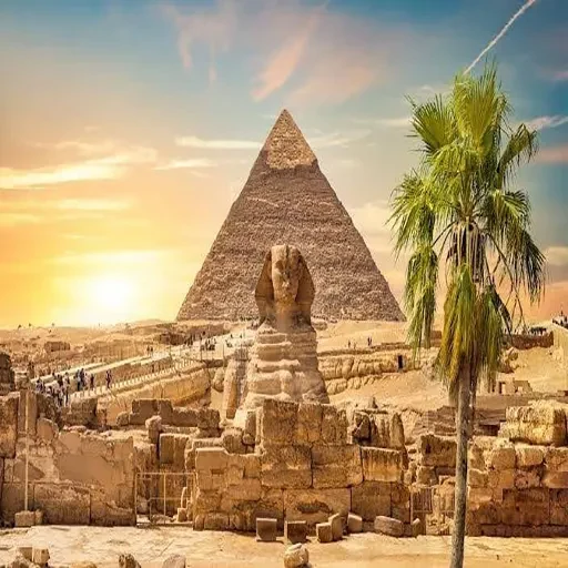 Grande Museu Egípcio de Hurghada de Avião