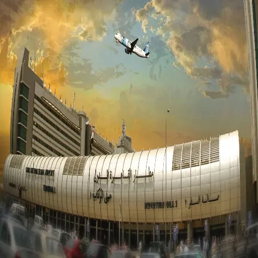 Grande Museu Egípcio de Hurghada de Avião