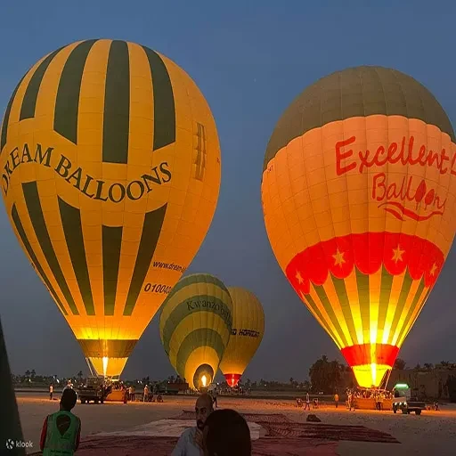 Hurghada para Luxor de Balão de Ar Quente