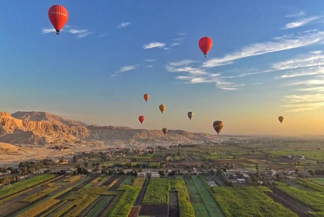 Passeio de Balão de Ar Quente em Luxor