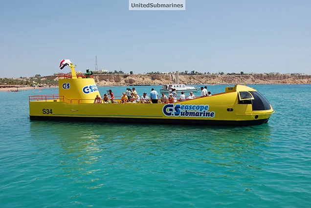 Passeio de Submarino Sindbad em Hurghada