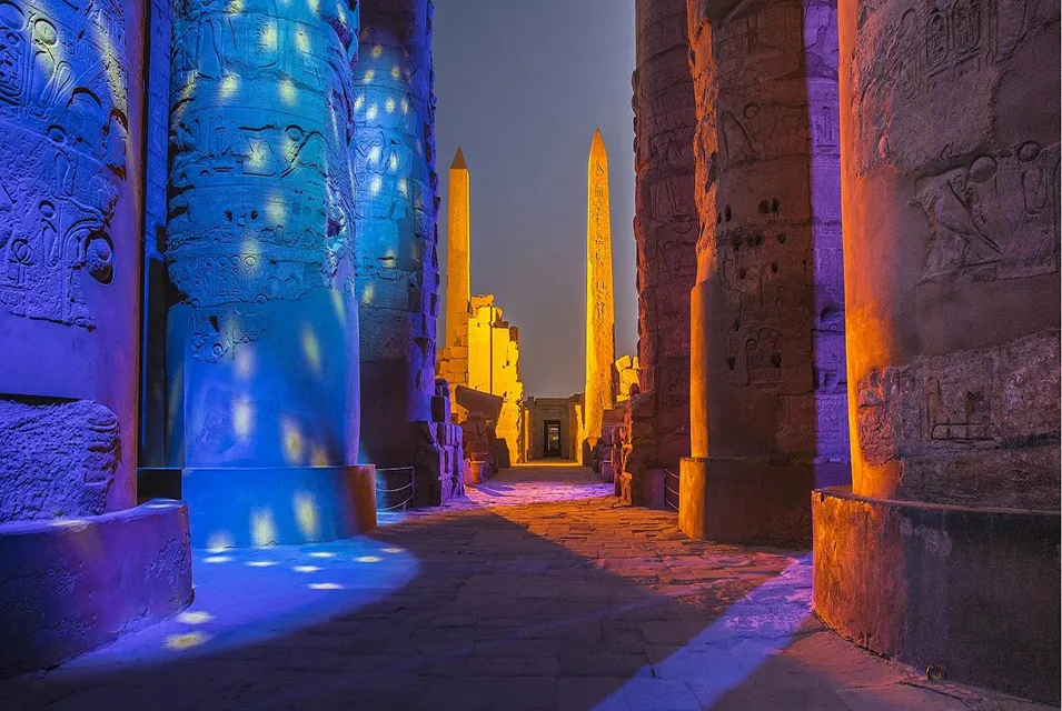 Espetáculo de Luz e Som nos Templos de Karnak